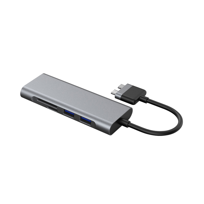 8-IN-2 Dual USB C HUB MST