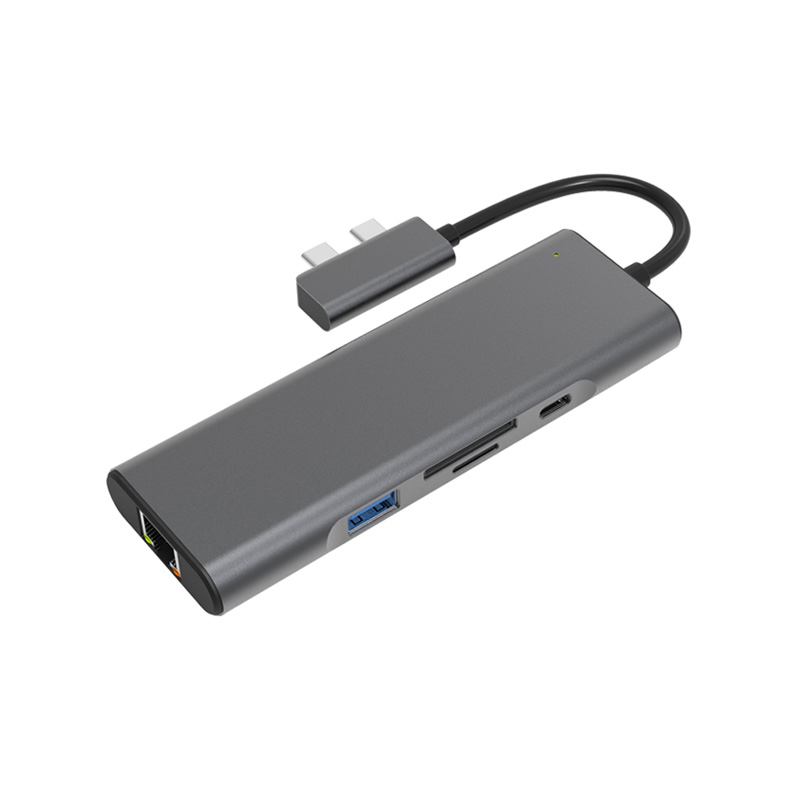9-IN-2 Dual USB C HUB
