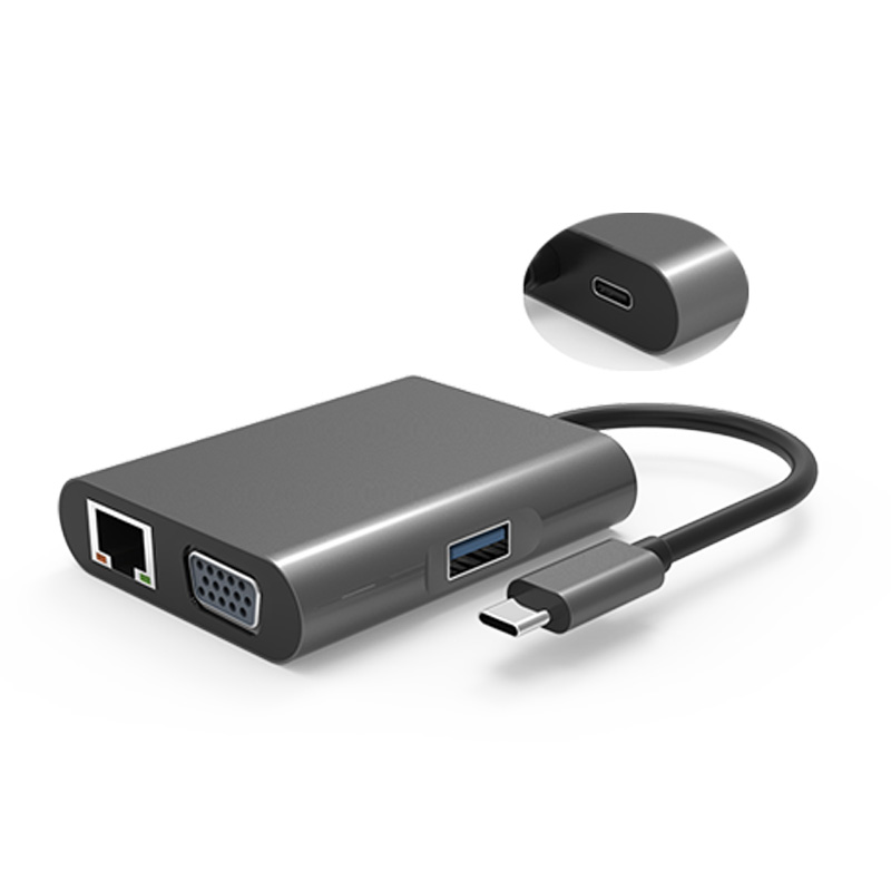 USB C HUB-4 in 1