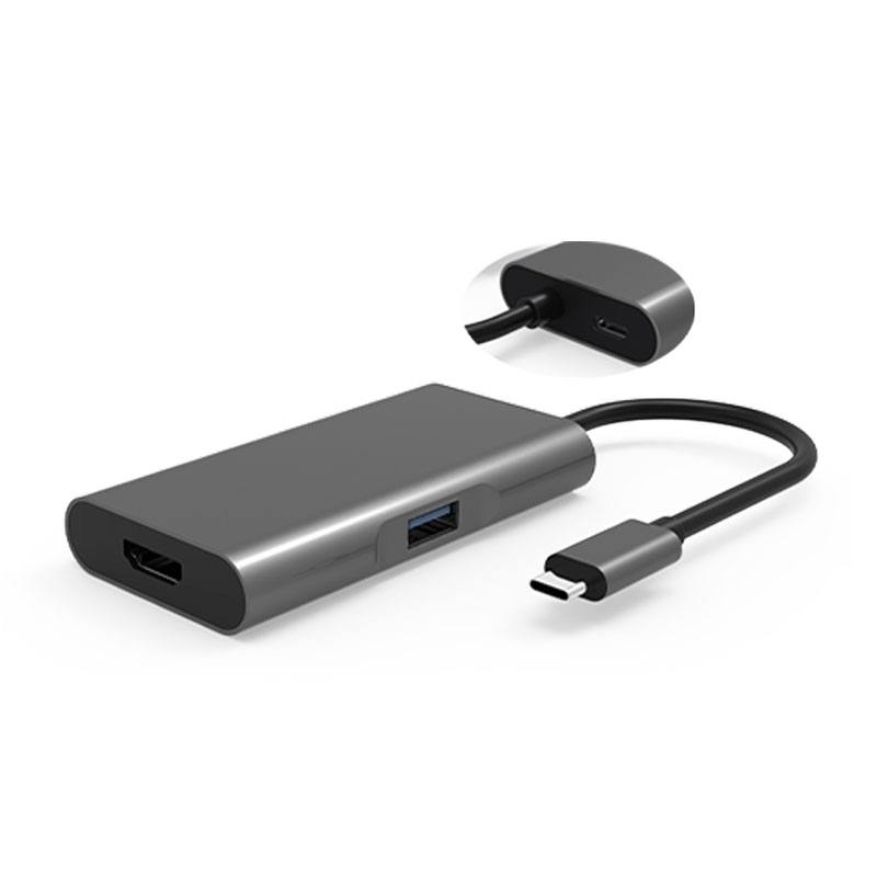 USB C HUB-3 in 1